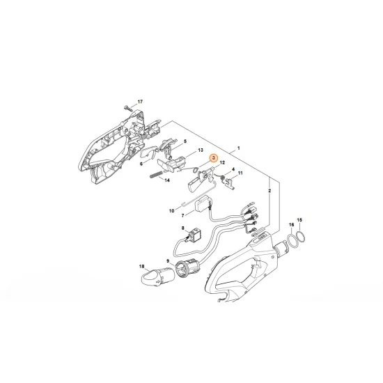 STIHL  Sprężyna ramieniowa 4869 182 4501
